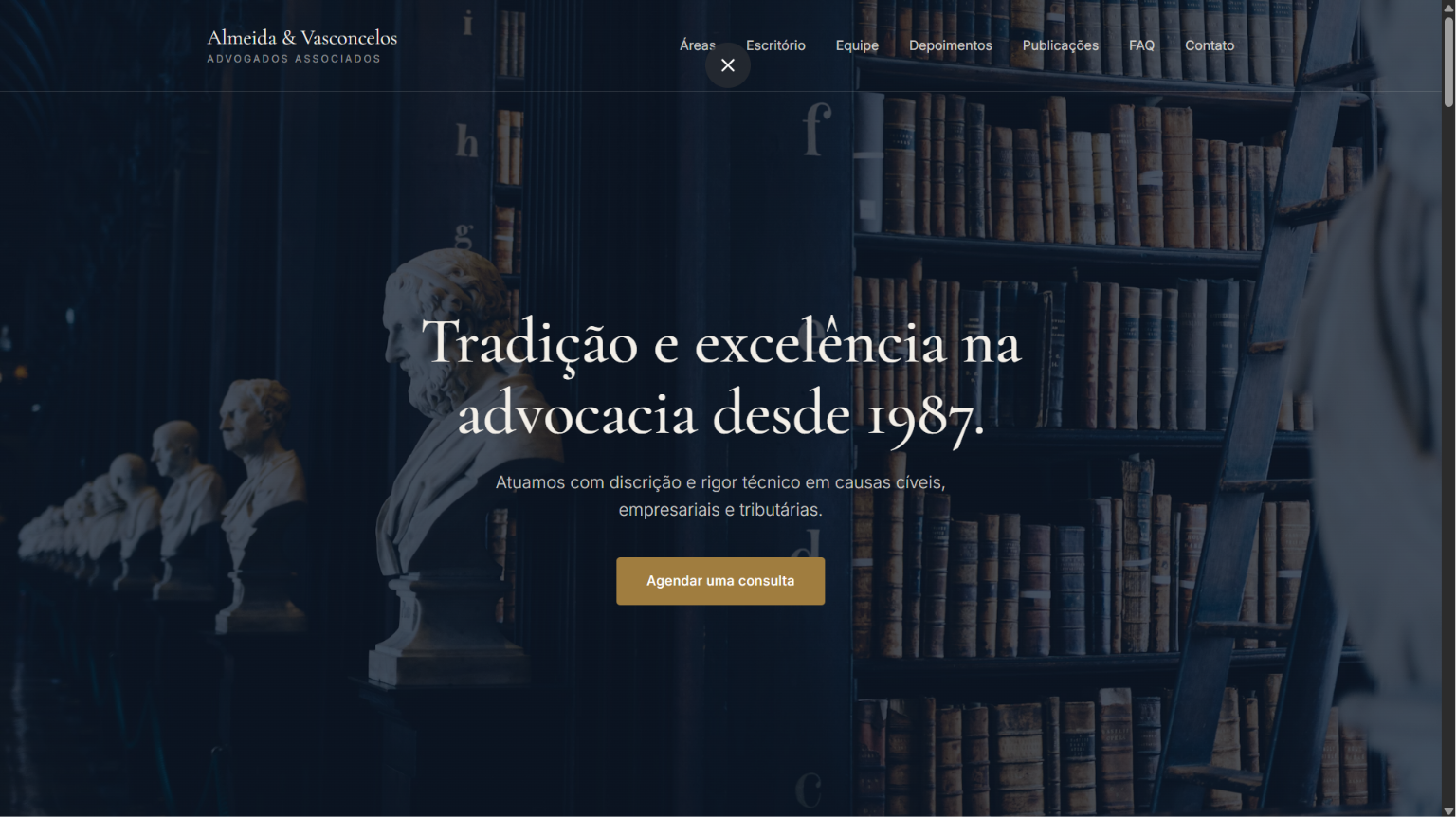 Site Almeida e Vasconcelos