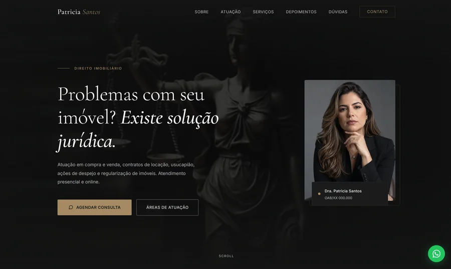 Landing page Filippi Sites